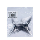 Gemfan 3.5x2x3 Hurricane 3520 3.5 Inch 3-Blade T-Mount Propeller Set (2x CW / 2x CCW)
