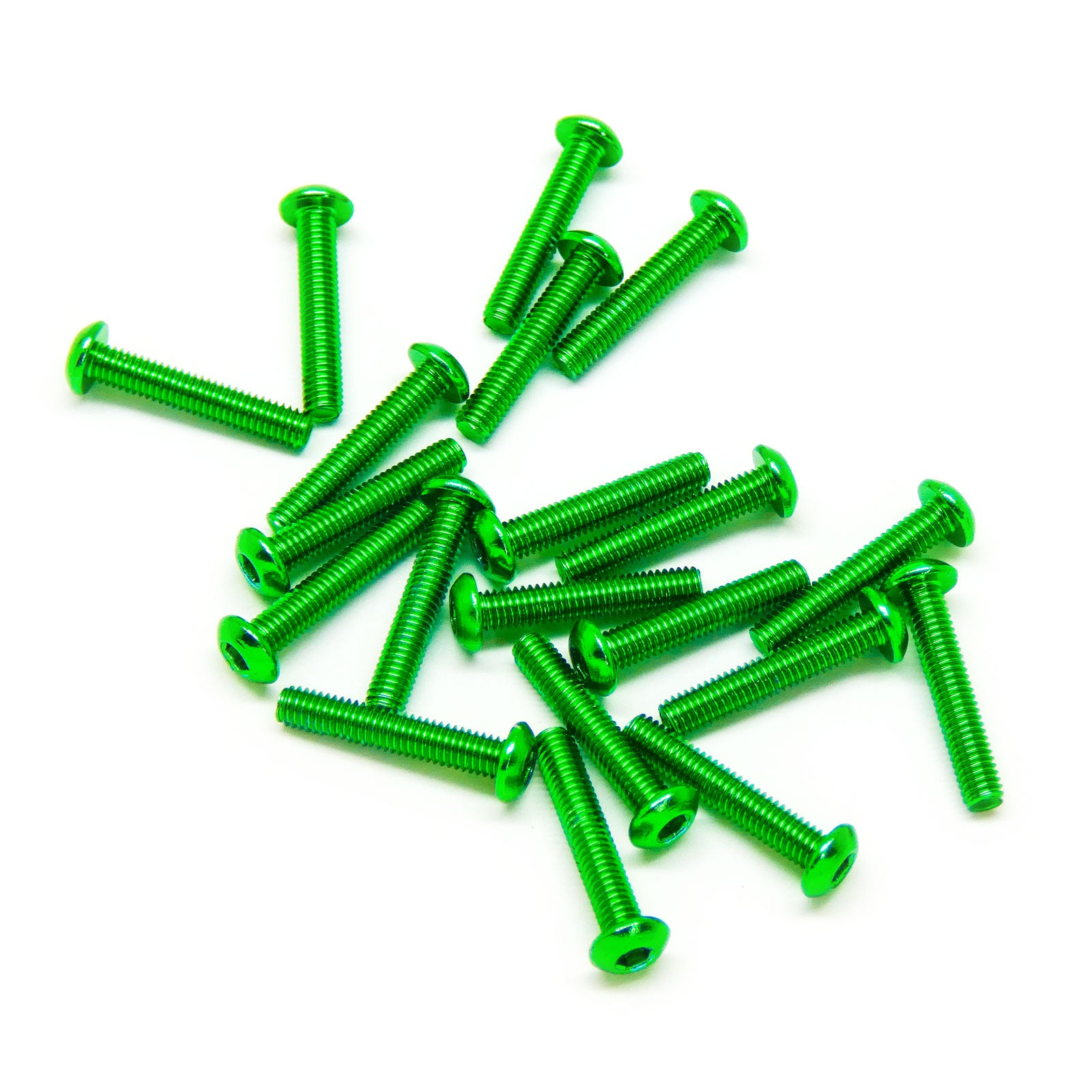 Ed Screw Color 20pcs M3 3mm Button Head Machine Screws 6063 Aluminum (Variety Length ...
