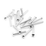 20pcs M4 Button Head Hex Screws Anodized 6063 Aluminum (Length / Color Options)