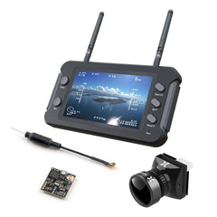 5.8GHz FPV Kit System Diversity Monitor 1200TVL Camera 300mW Video Transmitter