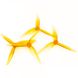 HQProp T3.5X2.5X3 3.5 Inch 3-Blade T-Mount Propeller Set 1.5mm Shaft (2x CW / 2x CCW) Color Options