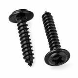 50pcs Black Oxide Phillips Wafer Head Self Tapping Plastic Screws Sizes M2-M3