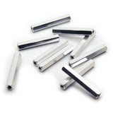 10pcs M3x30mm Hexagonal Aluminum Anodized Spacer Standoff (Silver)