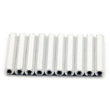 10pcs M3x30mm Hexagonal Aluminum Anodized Spacer Standoff (Silver)