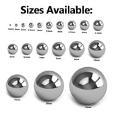 Metric Precision Steel Bearing Balls 304 Stainless Steel Loose Bearings Multiple Sizes Available