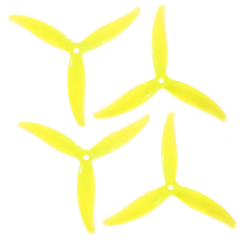 HQProp 5.1x4.6x3 MCK 5146 3-Blade Propeller Set (2xCW/2xCCW) Color Options