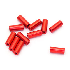 10pcs M2x10mm Aluminum Spacer Standoff (Red Anodized)