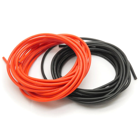 30ft 12AWG Silicone Wire 200C Flexible Copper Cable High Strand Count