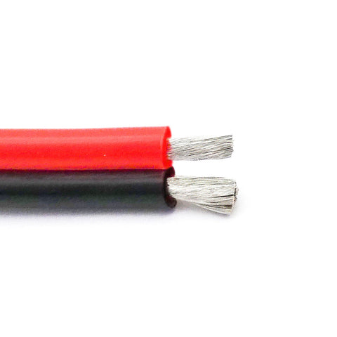 15ft 12AWG Silicone RC Wire Black/Red Parallel Bonded