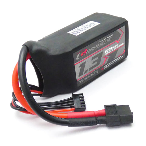 Turnigy Graphene 1300mAh 4S LiPo Battery Pack 14.8V 65C 130C XT Plug