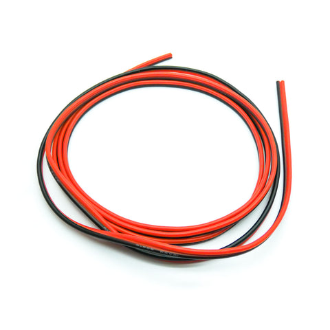 16AWG Silicone RC Wire Black/Red Parallel Bonded (Price Per Foot)