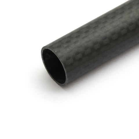 4pcs 16mm Diameter Carbon Fiber Tube 16x500mm 1mm Wall Plain Weave Matte Finish