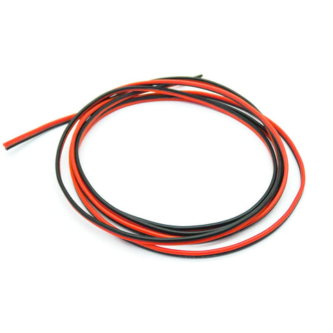 15ft 18AWG Silicone RC Wire Black/Red Parallel Bonded