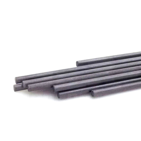 3pcs 3mm Pure Carbon Fiber Rod 400mm Length Solid Lightweight Spar Support