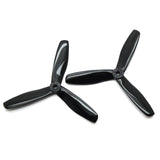 10 Pairs 5x4.5 5045 Three Blade Racing Drone Propellers (Black)
