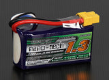 Turnigy Nano-Tech 1300mAh 3S LiPo Battery Pack 11.1V 45C 90C XT60 Connector Plug