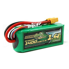 Multistar 1400mAh 4S LiPo Battery Pack 14.8V 65C 130C XT60 Connector Plug
