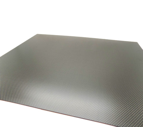 500x400x1mm 3k Carbon Fiber Sheet Panel Twill Weave Matt Finish