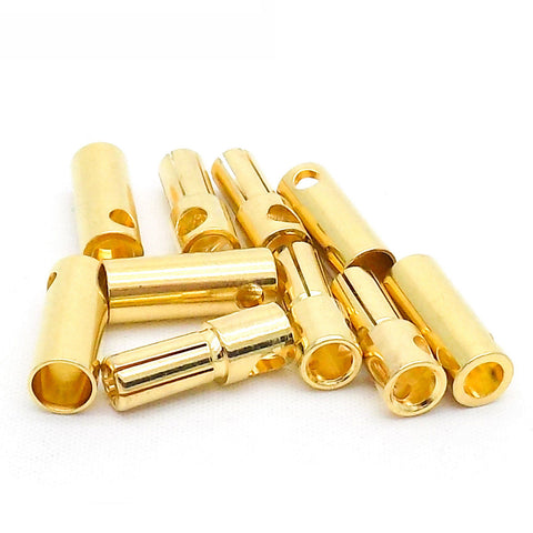 5 Sets 5.5mm Bullet Connectors / Banana Plug 100A Rated