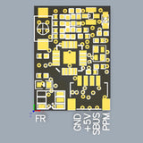 Micro Mini Receiver FRSKY 8Ch PPM SBUS X9D XJT DJT DFT DHT 1g 12x17mm