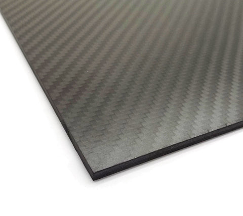 500x400x1.5mm Carbon Fiber Sheet Panel 3k Twill Weave Matt Finish