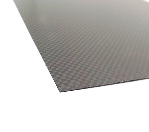 300x200x0.5mm Carbon Fiber Panel Sheet 3K Plain Weave Matte Finish Low Gloss