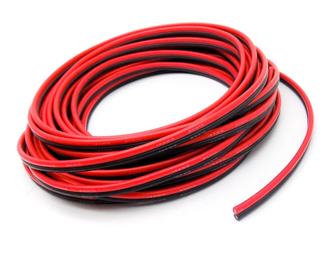 14AWG Silicone RC Wire Black/Red Parallel Bonded (Price Per Foot)