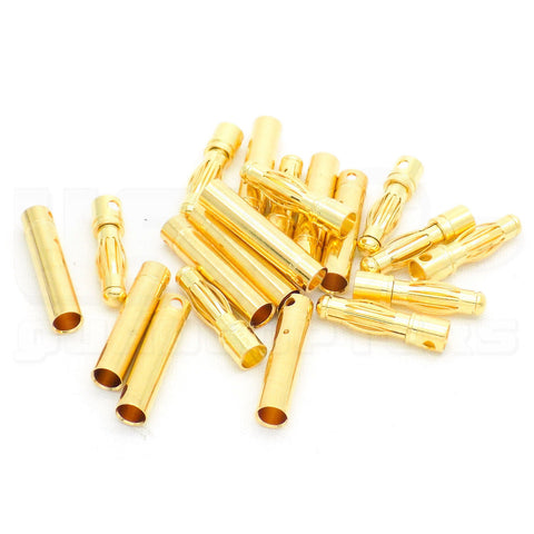 4mm Bullet Connectors Male and Female Plugs (10 Pairs)
