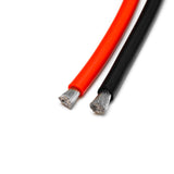 60ft 8AWG Silicone Wire 200C Flexible Copper Cable High Strand Count