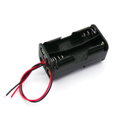 4xAA Battery Holder Case Pack (No Plug)