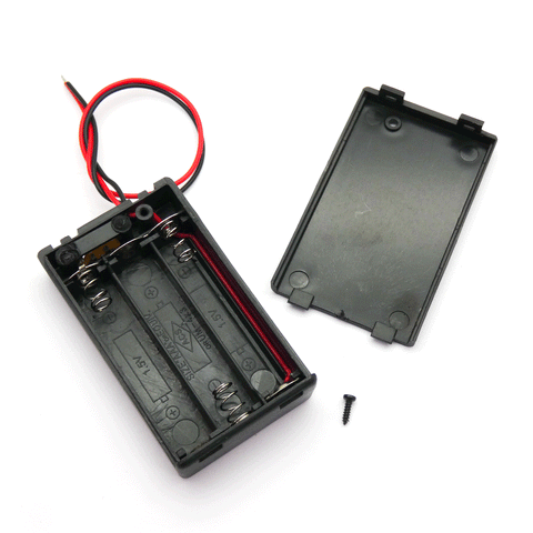3xAAA Battery Holder Box with Power Switch (JST Plug)