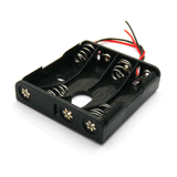 4xAAA Battery Holder Case Pack (Servo Plug)