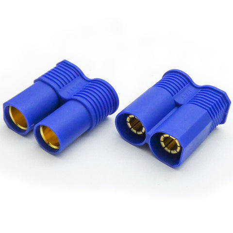 EC8 Connector Male and Female Plug with 8mm Bullet Connectors (2 Pairs)