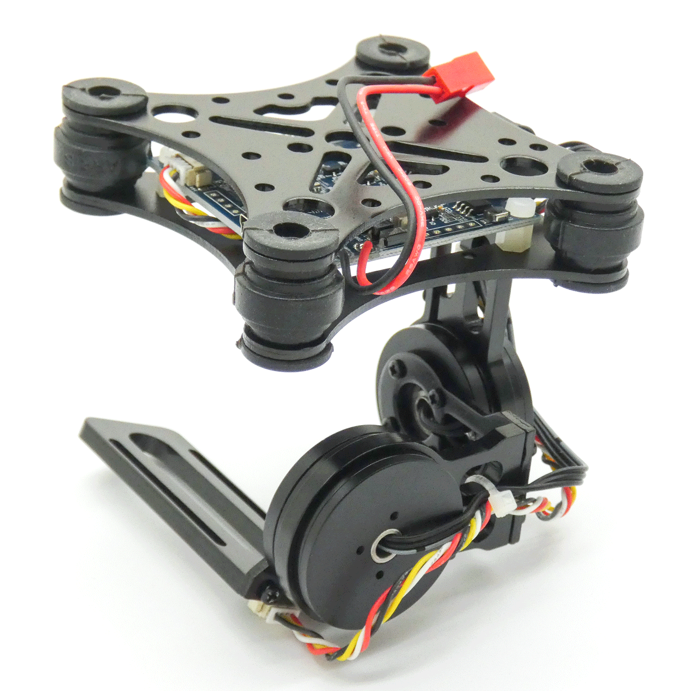 2-Axis Brushless Gimbal for FPV Camera Drones Lightweight CNC