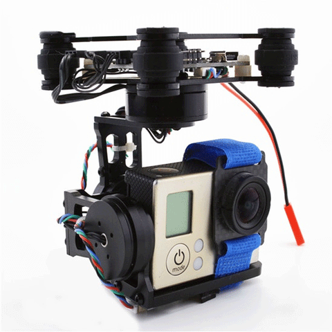 3-Axis Brushless Gimbal for FPV Camera Drones Lightweight CNC Aluminum