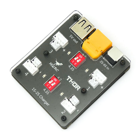HGLRC Thor 4-Port 1-2S LiPo Battery Balance Charger Board Discharger