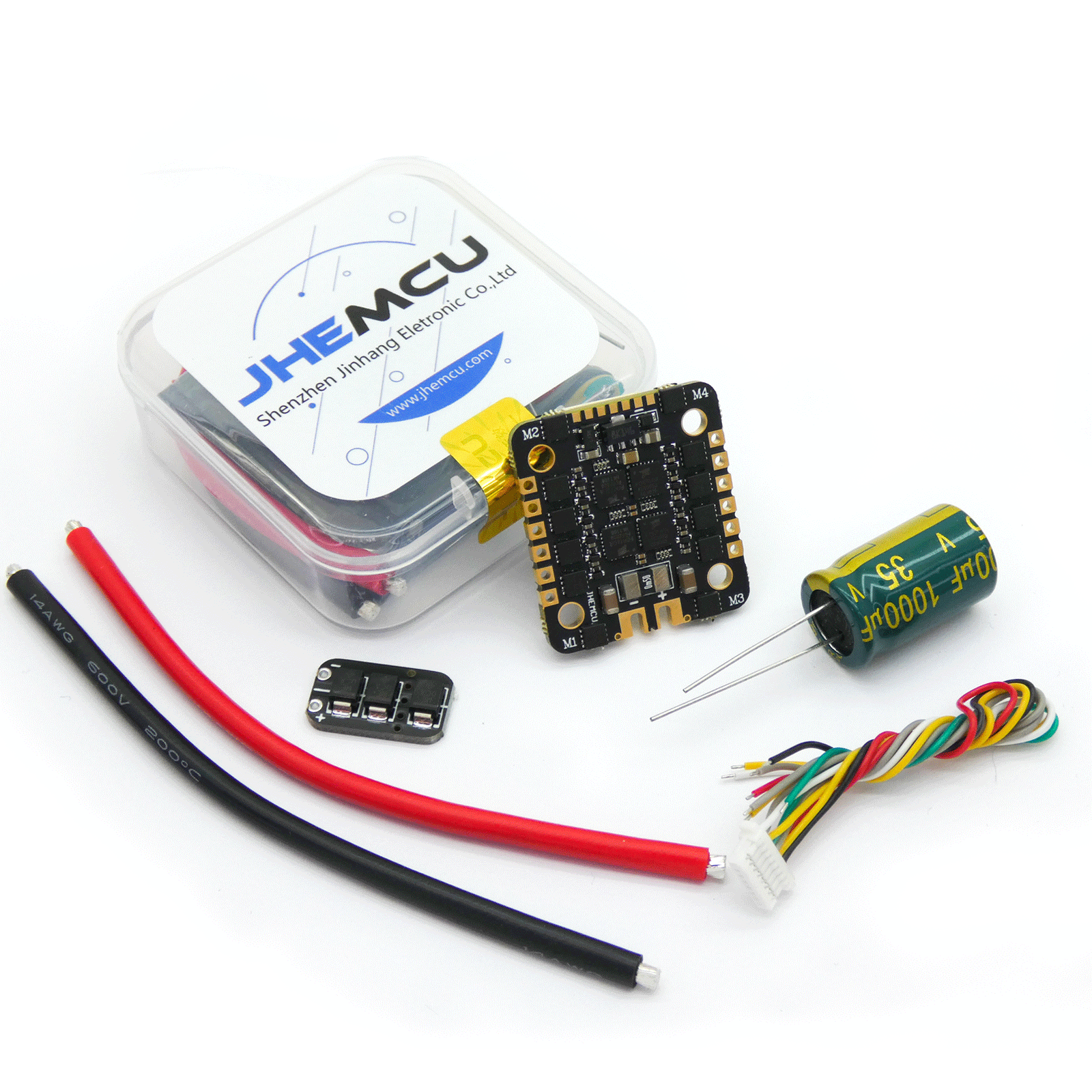 Em40 Interface JHEMCU EM40A 40A 4-in-1 Brushless ESC 2-6S 20x20mm | SpeedyFPV
