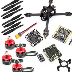 220mm Stretch FPV Racing Drone Kit with F4 NOXE Flight Controller, GT2205 Motors, 40A ESC 2-4S