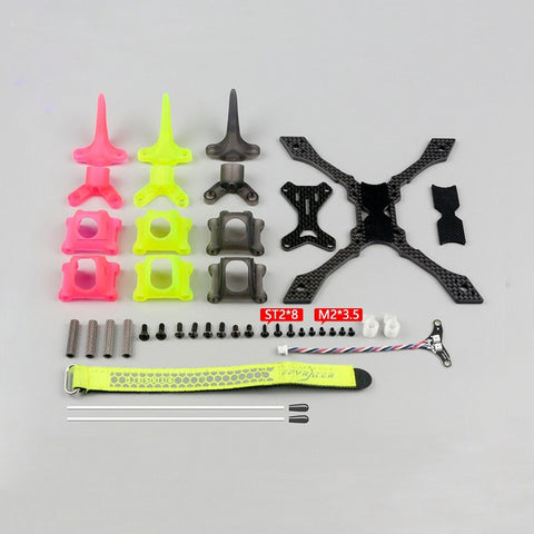 LDARC M3 144mm FPV Racing Drone Frame Kit for 3" Propellers (w/3 Canopy)