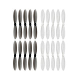 10 Pairs LDARC 56mm Propellers for Brushed Motor (1.0mm Shaft) (Black/White)