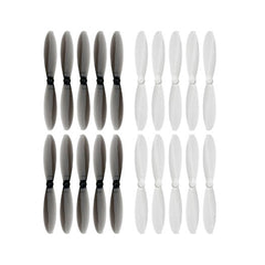 10 Pairs LDARC 56mm Propellers for Brushed Motor (1.0mm Shaft) (Black/White)