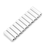 M3x15mm Aluminum Spacer Standoff (Silver Anodized - 10 Pieces)