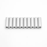 M3x15mm Aluminum Spacer Standoff (Silver Anodized - 10 Pieces)