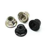 8pcs 5mm CNC Aluminum Locking Nut (4)CW (4)CCW (Silver/Black)