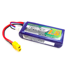 Turnigy Nano-Tech 1500mAh 3S LiPo Battery Pack 11.1V 35C 70C XT60 Connector Plug