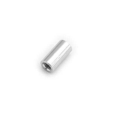 M3x10mm Aluminum Spacer Standoff (Silver Anodized - 10 Pieces)