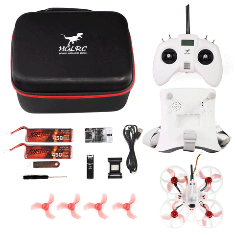 HGLRC Petrel 75mm Whoop 2S Racing Drone for FPV Beginners (RTF)