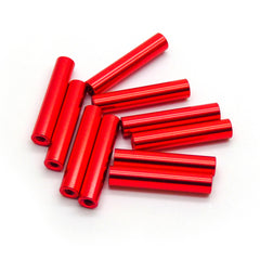10pcs M2x20mm Aluminum Spacer Standoff (Red Anodized)