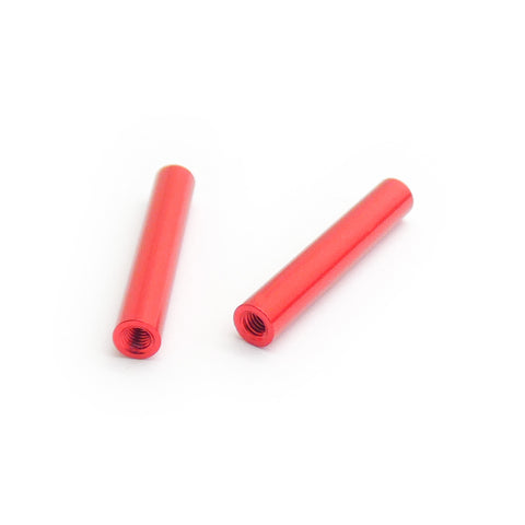 10pcs M3x30mm Aluminum Spacer Standoff (Red Anodized)