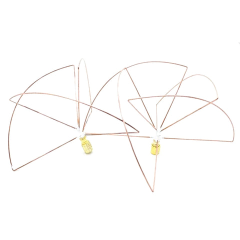 1.2GHz Antenna Set Circular Polarized 3-Leaf + 4-Leaf Clover (RP-SMA) (LHCP)